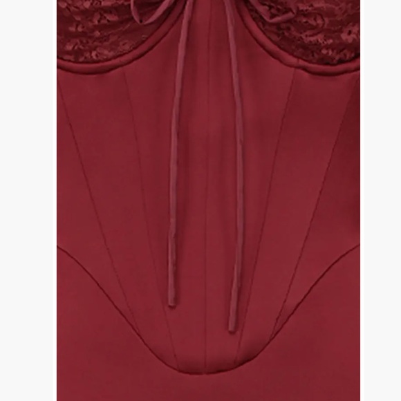 House of CB Perdi Corset Bodice Long Sleeve Gown XS - Picture 14 of 14